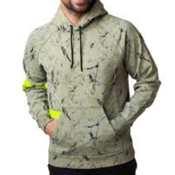 Rossignol Camouflage hoodie With reflective stripe for visibility youth xl - Picture 2 of 15